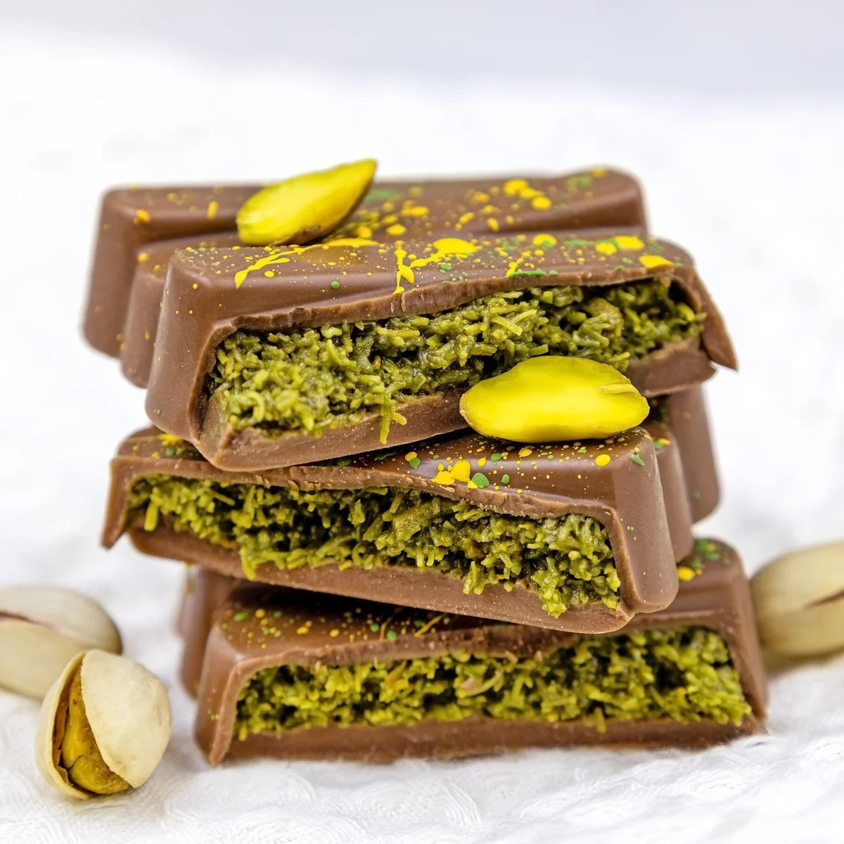 Chocolate dubai con pistacho