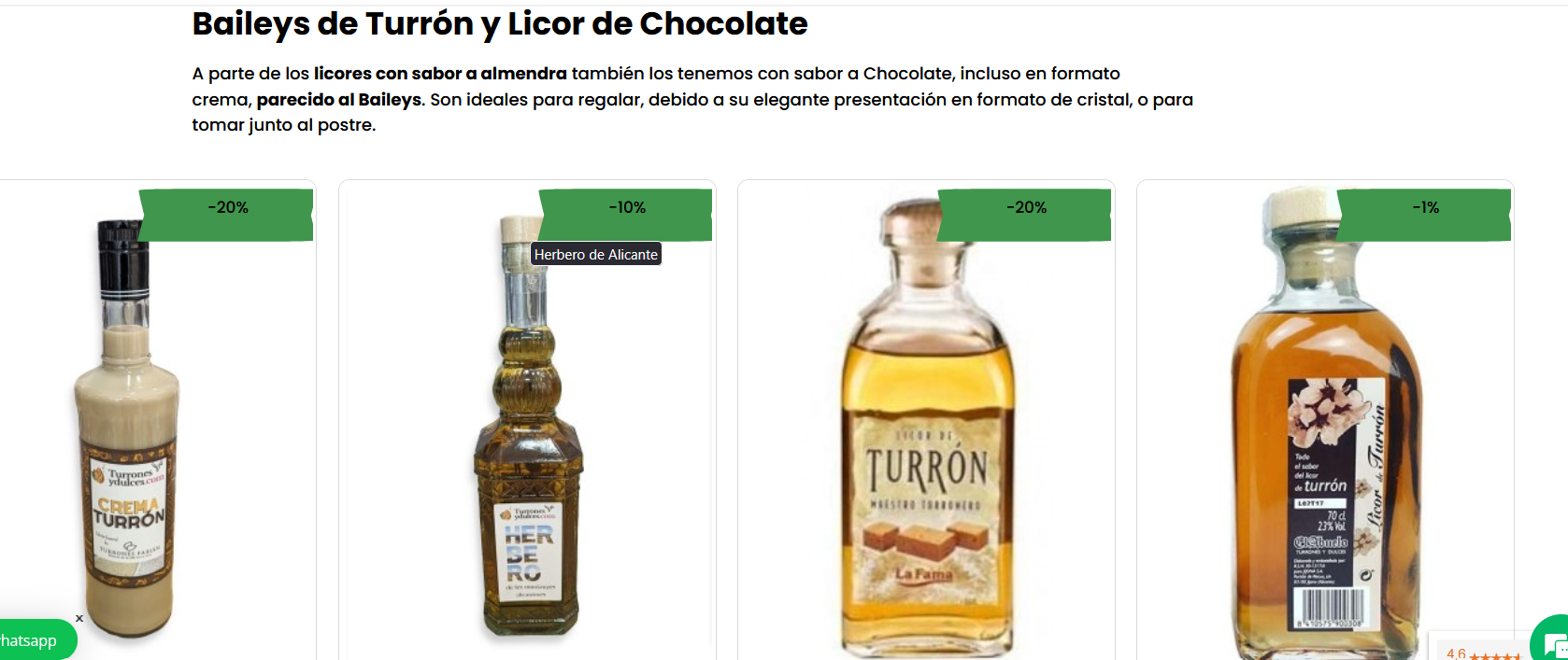 licores hechos en Alicante