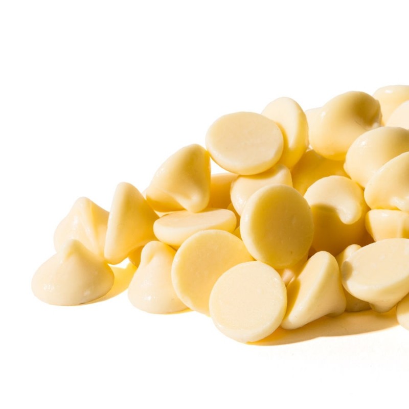 Pepitas de chocolate blanco para fundir