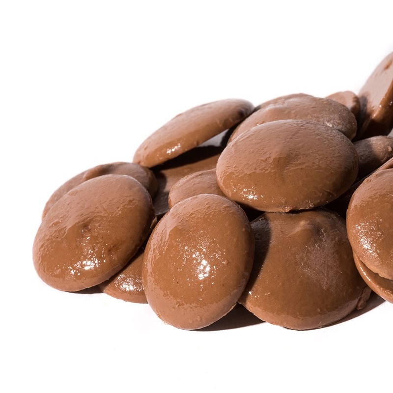 Pepitas de chocolate con leche para fundir