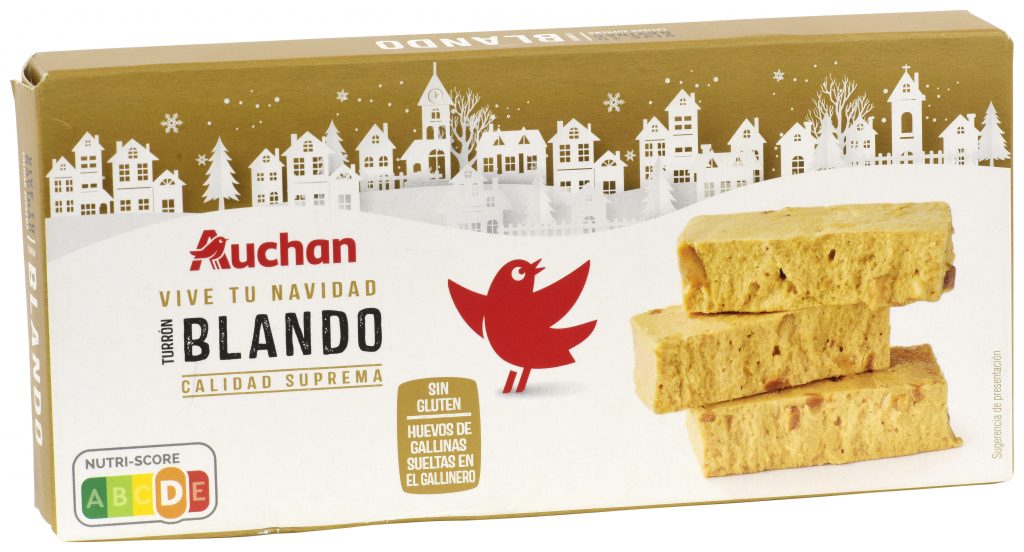 Turron marca blanca auchan
