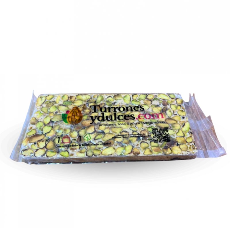 Turrón de pistacho artesano, aplicación del pistacho en la elaboración de dulces tradicionales y modernos