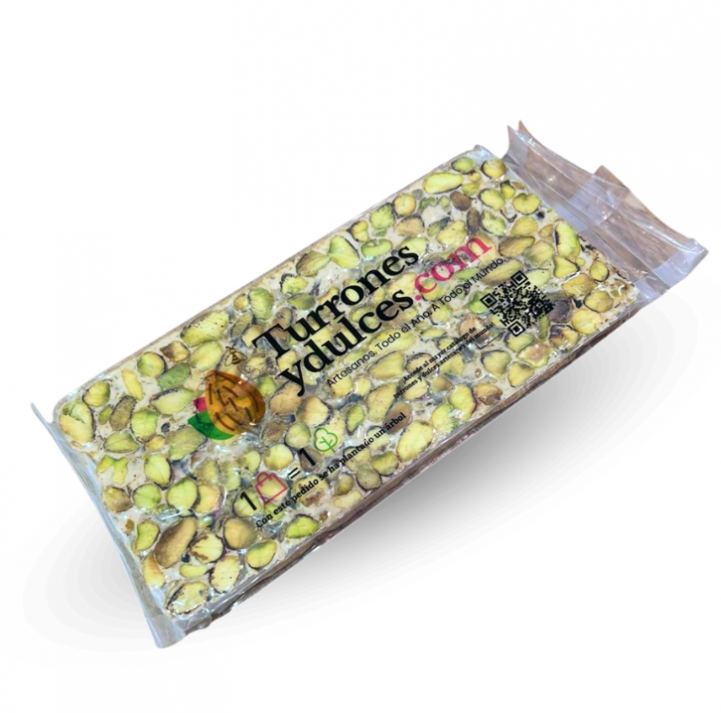 turron de pistacho artesanal de Jijona