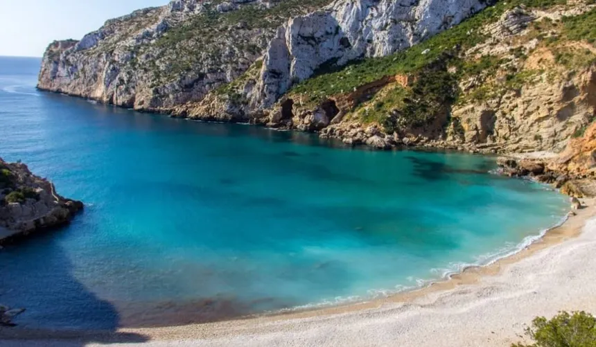 playa de la granadella de Jávea