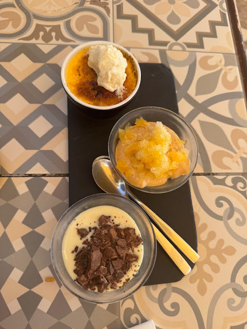 Postre servido en la zona de Villajoyosa como parte de una ruta gastronómica