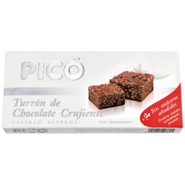 Turrón de Chocolate Crujiente sin azucares añadidos 200g