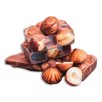 Turrón de Chocolate con Avellanas