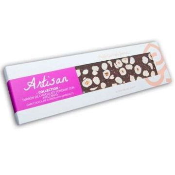 Turrón de Chocolate Fondant con Avellana Artisan Collection 220g
