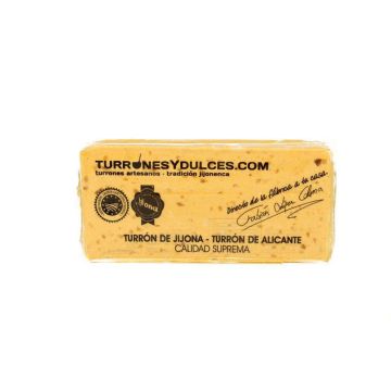 turrón de jijona con bolsa