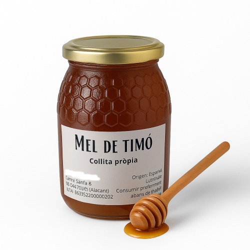 Miel de tomillo Cruda y 100% natural
