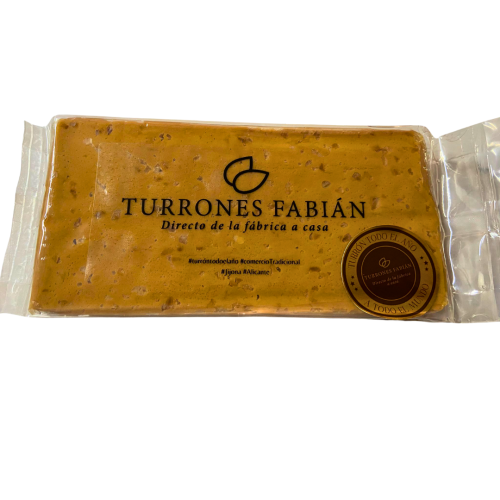 Torró de Xixona artesà, 70% atmetlla marcona 300g - torró blanet o tou