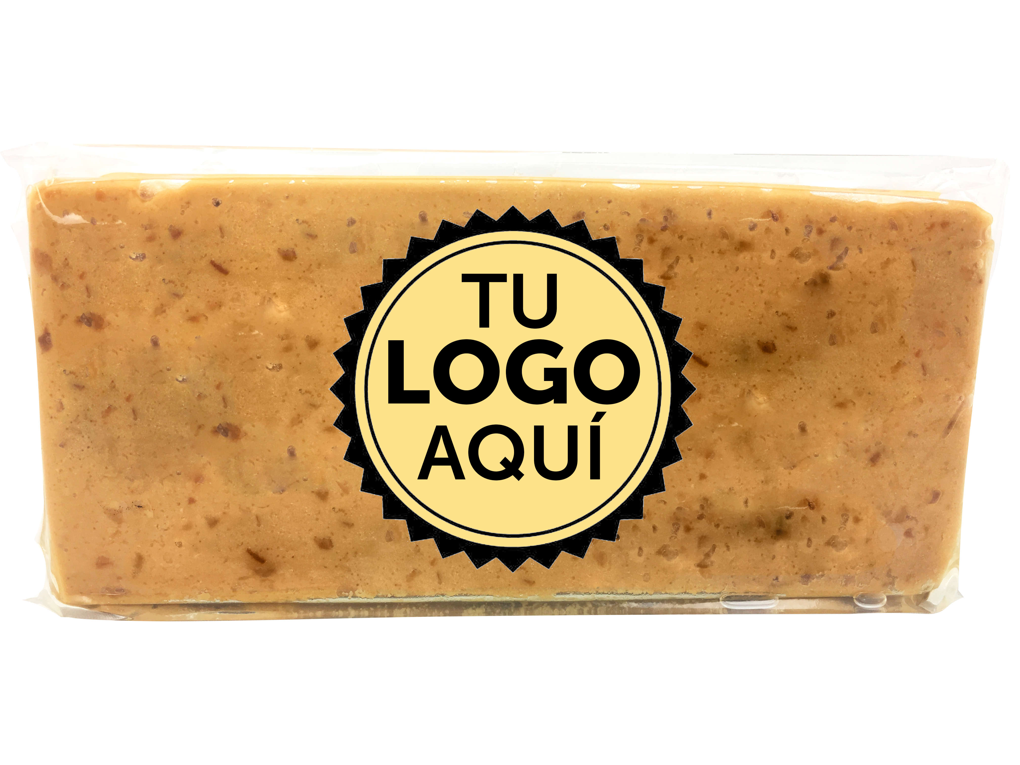 Turrón de Jijona con logotipo personalizado