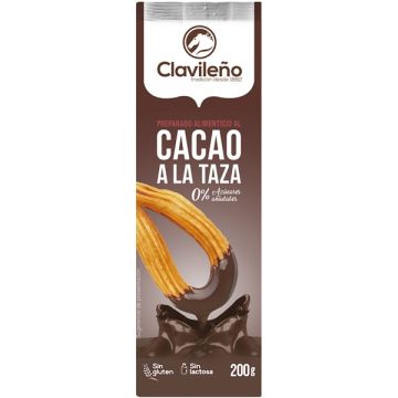 Preparado Cacao en Polvo Sin Az&uacute;cares A&ntilde;adidos 200g - Chocolates Clavile&ntilde;o