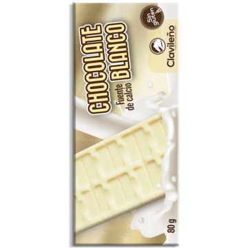 Chocolate Blanco 80g - Chocolates Clavileño