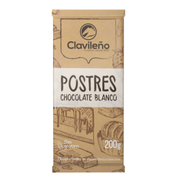 Cobertura Chocolate Blanco para repostería 200g