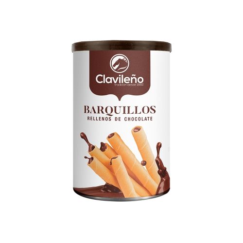 Barquillos rellenos de Chocolate 200g - Chocolates Clavileño