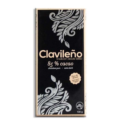 Chocolate Negro 85% Cacao 100g - El Clavileño