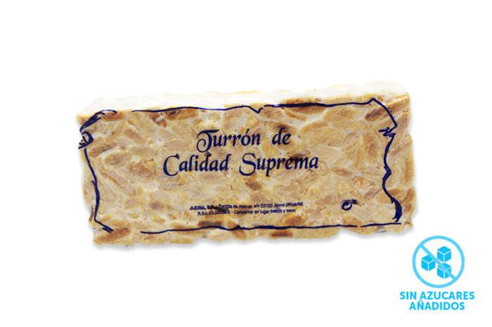 Turrón Alicante 300 grs. SIN AZÚCAR El Abuelo