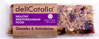 Barritas energeticas ecológicas de Cereales y Arándanos en expositor de 30 unidades - deliCatalia/El Abuelo 50g  
