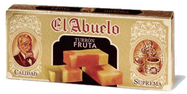 Turrón Fruta 300 grs. El Abuelo