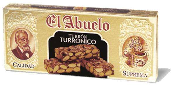 Turronico, turrón de guirlache con ajonjolí o sésamo, 200 grs El Abuelo
