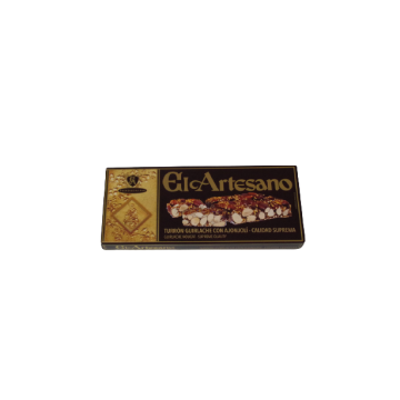 Turrón de Guirlache con ajonjolí 250 gr. Calidad suprema - El Artesano