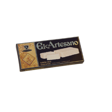 Turrón de coco 200 gr. Calidad suprema - El Artesano  