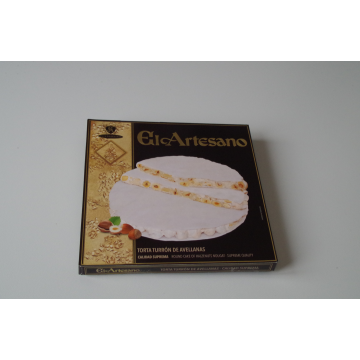 Torta de turrón de Avellanas 200 gr. - El Artesano
