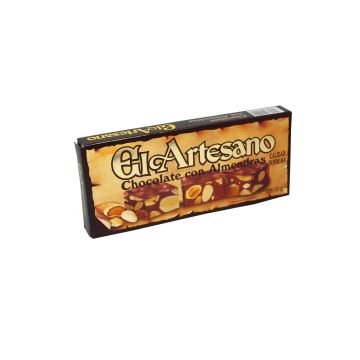 turron-de-chocolate-con-almendras-200-gr-calidad suprema-el-artesano  