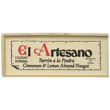 Turron a la piedra de la marca El Artesano 300 gramos 
