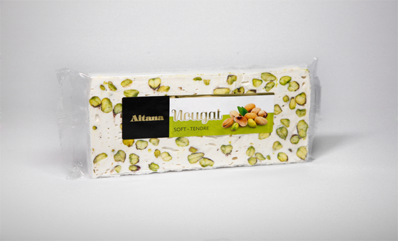 Turrón Nougat de Pistacho  - El Artesano/Aitana 300g 