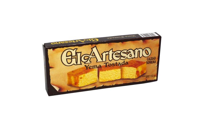 Turrón de Yema tostada 200 gr. Calidad suprema - El Artesano