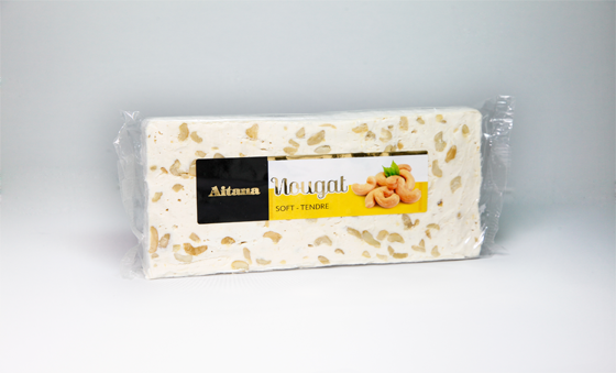 Turrón Nougat de Anacardo - El Artesano/Aitana 300g 