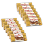 Caja de 12 unidades de Turrón de Chocolate con Almendras Antiu Xixona etiqueta blanca 200gr