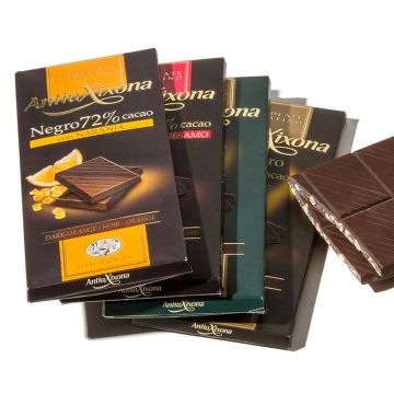 Lote 4 chocolates Antiu Xixona