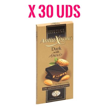 Chocolate Negro con Almendras premium extrafino Antiu Xixona