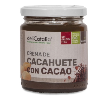Crema de Cacahuete con Cacao 225g deliCatalia