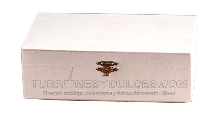 Caja Madera con Tapa para Turrones