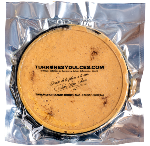 Turrón of Jijona (soft) with round shape 400g 