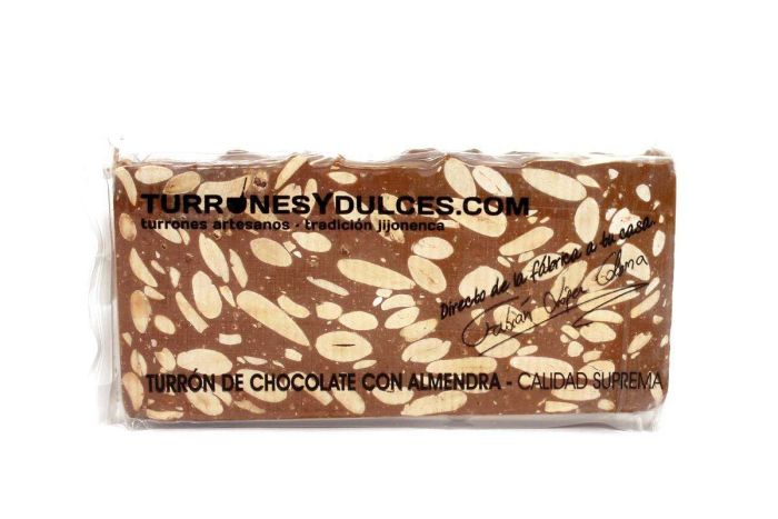 Almond Chocolate Turrón b/300 grs.