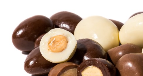 Peladillas de chocolate