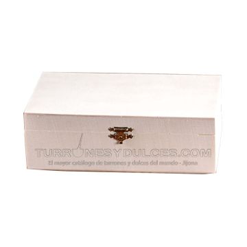 Caja Madera con Tapa para Turrones