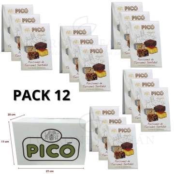 Caja de 12 bolsas de Porciones Surtidas Pico 300g cada una