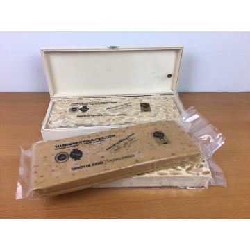 Caja Madera con Tapa para 1 turrón de 500 gramos