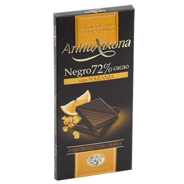 Chocolate Antiu Xixona con Naranja
