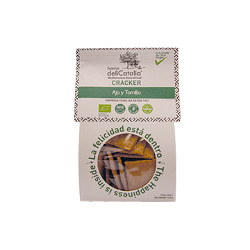 Cracker de ajo y tomillo Eco Orgánico 