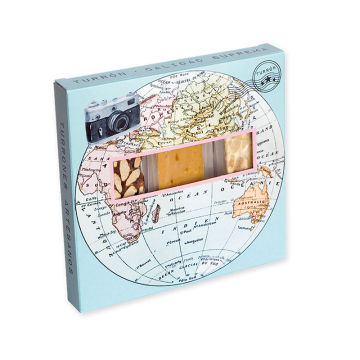 Pack porciones de turrón "Bola del mundo" 3 unidades