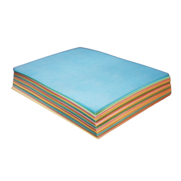 Obleas de color rectangular acabado liso 5 colores 