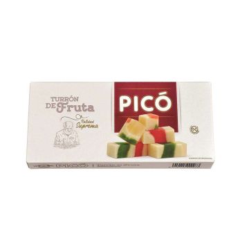 Caja de 12 unidades de Turrón de Fruta 200 grs