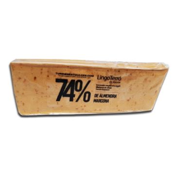 Turrón de Jijona en Barra Catalana 74% Almendra